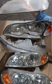 شفاف‌سازی چراغ تعویض طلق واکس پولیش بدنه و شیشه