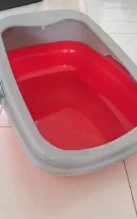 ظرف خاک گربه + ظرف غذا