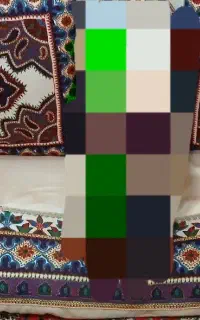 یک جفت پشتی دوخت تمیز ویک کناره دوخت تمیز