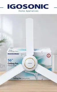 پنکه سقفی خوش قیمت وارداتی ایگوسونیک 75W
