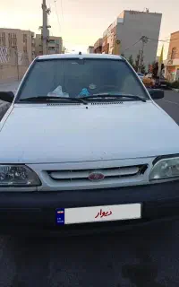 پراید سفید مدل ۹۲ دوگانه