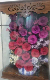 باکس شیشه ای گل