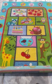 فرش کودک مطابق تصویر۱.۵×۲.۲۵