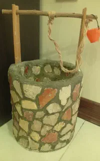 چاه آب دکوری سنتی