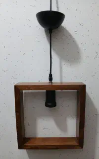 اویز چوبی مربع برای کافه ۳عدد