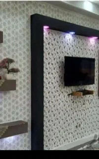 نقاشی ساختمان طرح کاغذ دیواری