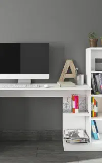 میز تحریر و کتابخانه مدل درنا ۲