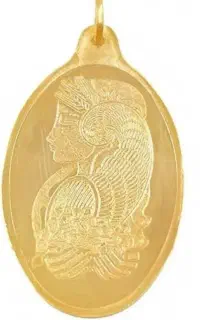 شمش طلا 18 عیار آویزدار مدل وتوس