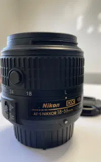 لنز ۱۸-۵۵ نیکون در حد با فیلتر یو وی