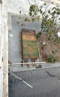 تخت باغی چوب روسی