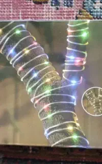ریسه رنگی و آفتابی شارژ سولار