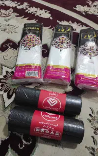 سفره یکبار مصرف و کیسه زباله
