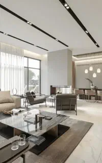 اجرای تی‌وی وال و دکوراسیون کناف