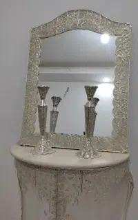آیینه و کنسول نقره