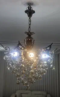 یک جفت لوستر برنز
