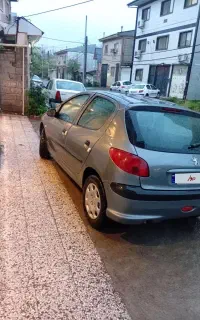 پژو 206تیپ 2مدل 85موتور تعویض 1403قانونی