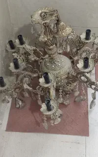 لوستر برنز شاه عباسی ۶ شاخه دوبل