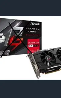 کارت گرافیک rx 580 (بدون جعبه)