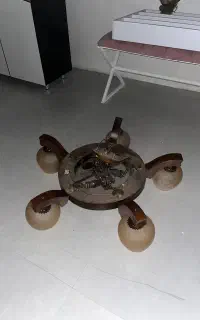 لوستر چوبی