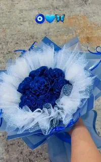 دسته‌گل‌های روبانی دست‌ساز مناسب هدیه و سفارش