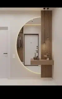 اینه نیم گرد