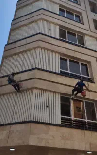 پیچ ورولپلاک نماسیمان کار درارتفاع راپل کاربندباز
