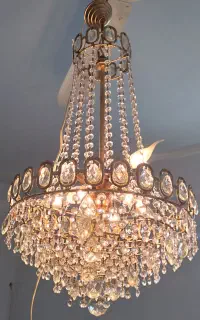 لوستر آبشاری ۸ شعله (جفت دارم)