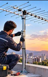 نصاب نصب آنتن گیرنده دیجیتال پایه و براکت دیواری