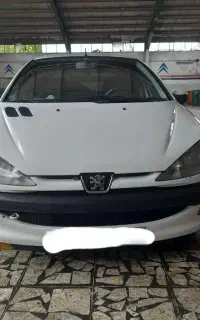 ۲۰۶تیپ۲مدل۹۶بی رنگ،سالم وکاملاخانگی(سیمی)