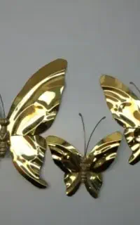 پروانه دیوار کوب برنجی