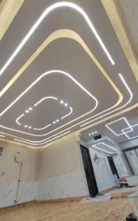 اجرای انواع کناف تایل و پی وی سی سقف