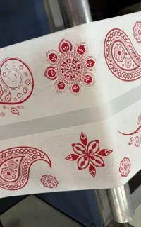 سفره یکبارمصرف طرح ترمه رسید