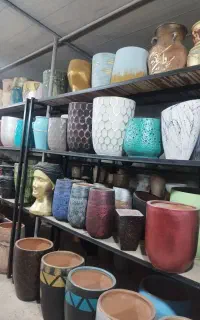 گلدان سفالی ،پتینه،گلدان