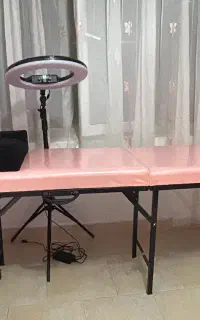 تخت مژه همراه با صندلی