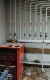 لوله‌کشی‌آب‌ و فاضلاب و پمپ‌منبع و متورخانه