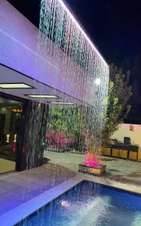 نازل آبنما بارانی پرده اب کرتین استخر اب نما فواره