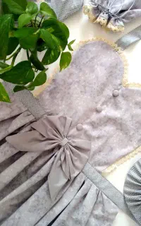 سرویس اشپزخانه ۲۰تکه  دست دوز دوخت وکیفیت بالا