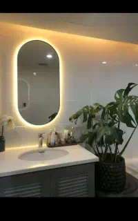 اینه بک لایت نور مخفی سرویس بهداشتی