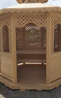 آلاچیق، تخت و کلبه