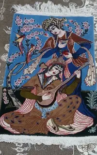 فرش دست بافت لیلی ومجنون نو