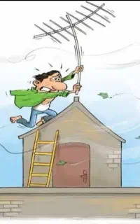 نصاب آنتن تلویزیون و سیم کشی انتن