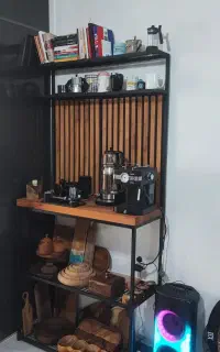 میز بار چوب و فلز