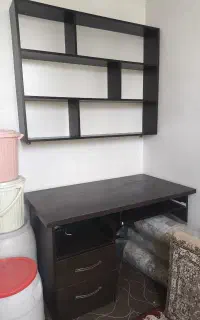 میز کامپیوتر+کتابخانه