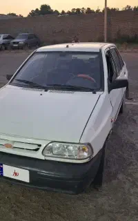 پراید ۸۶ در حد شاسی سالم