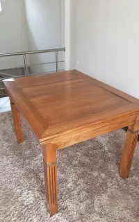 میز آنتیک چوب گردو 6 تا 10 نفره