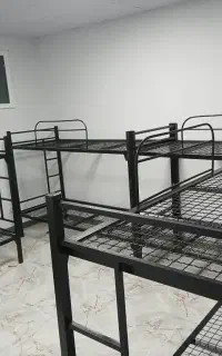 تخت دوطبقه فلزی ام دی اف خوابگاهی سرویس خواب