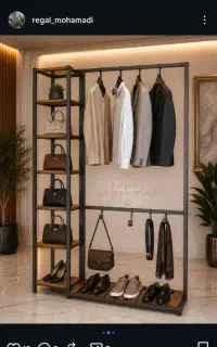 کف و جا کفشی و رگال رخت اویز قفسه ای فقط ۷۵۰ت