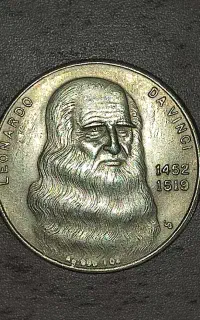 سکه یادبود لئوناردو داوینچی