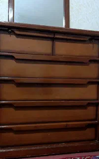 دراور چوبی ۶ کشو همراه آینه