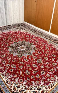 فرش ماشینی ۱۲متری قدیم با تراکم زیاد